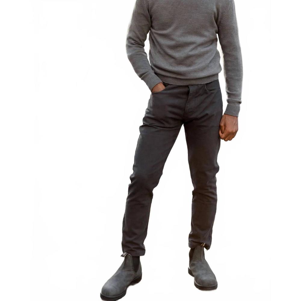 NEW ALEX CRANE canvas cham pant in onyx